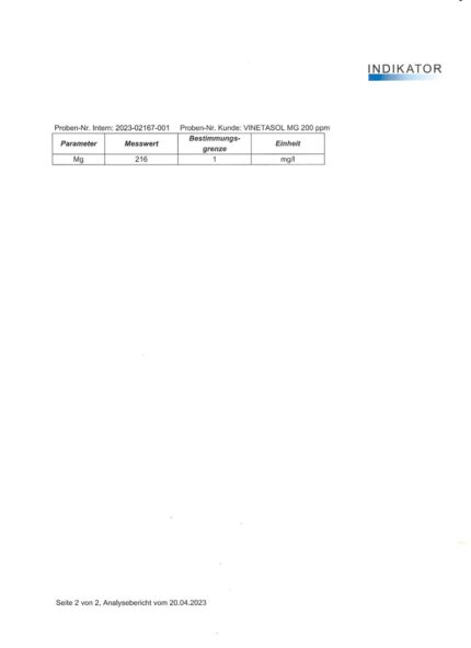 VINETASOL kolloidales Magnesium 200ppm 500ml – Bild 3