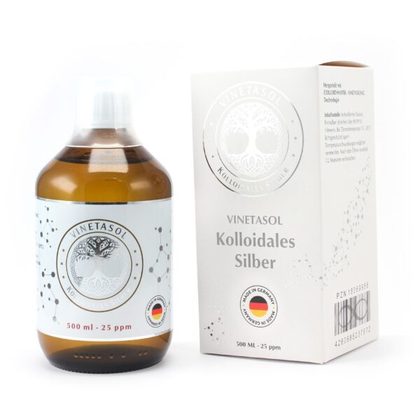 NeueWeltShop, Vinetasol, kolloidales Silber 25ppm, 500ml