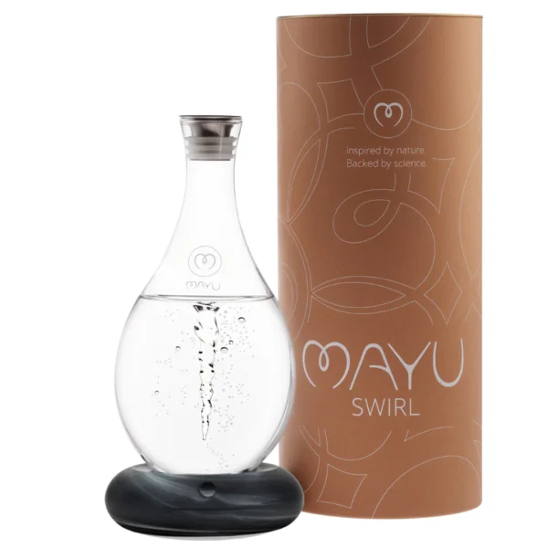 NeueWeltShop_Mayu_Swirl_onyx_Karaffe