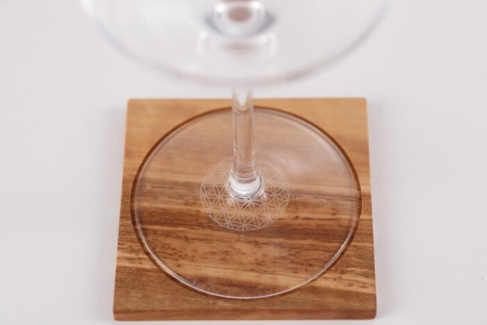Whisky-Tasting Set Blume des Lebens 0,5l - mundgeblasen – Bild 2