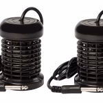 2x Ion Array Elektrode Spule aus Edelstahl, 6,3 mm Klinkenstecker, schwarz