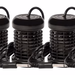 4x Ion Array Elektrode Spule aus Edelstahl, 6,3 mm Klinkenstecker, schwarz