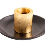 Palo Santo Halter Gold-Schwarz, Weißmetall gold-schwarz