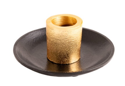 Palo Santo Halter Gold-Schwarz, Wei&szlig;metall gold-schwarz