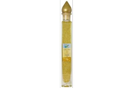 Goldenes Ölbad Seide 200 ml mit Blattgold und Seidenprotein