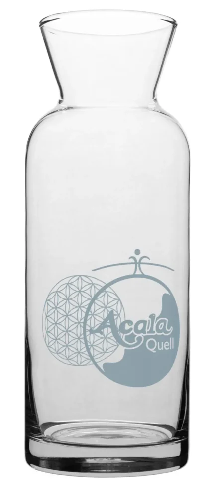 Acala Glas-Karaffe Lisa 1 Liter – wahlweise mit Zirbenholz-Kugel