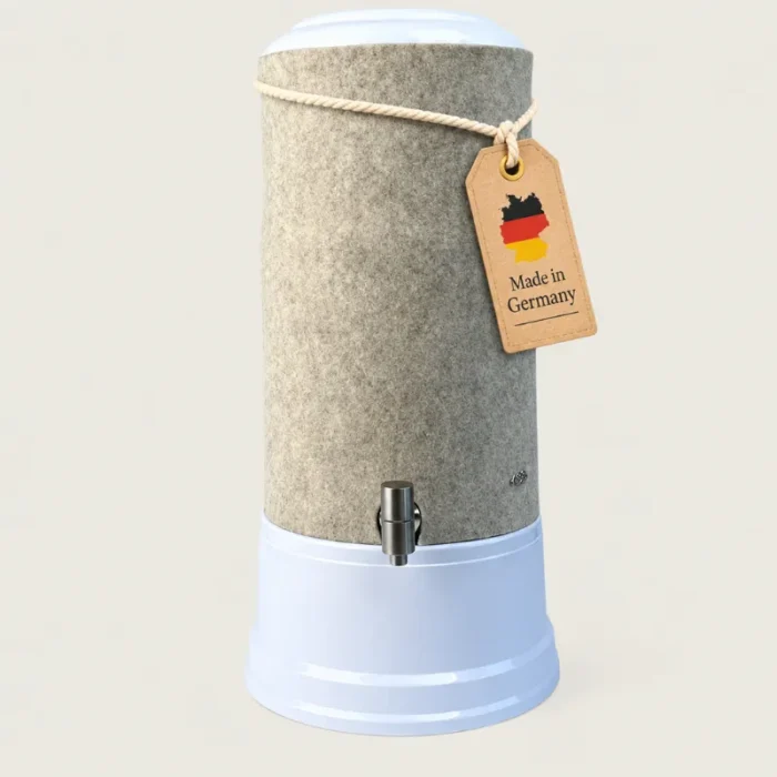 Acala Lichtschutz aus Schurwolle für Standfilter – Beige oder Anthrazit