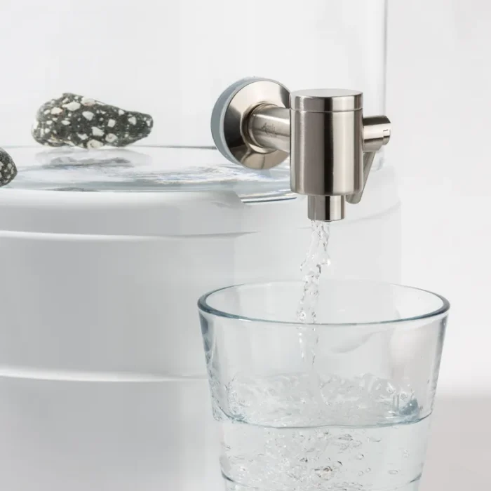 Edelstahlhahn Makino® V2 für AcalaQuell® Standwasserfilter
