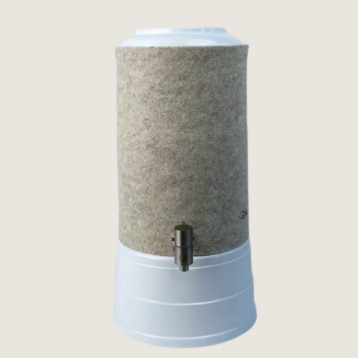 Acala Lichtschutz aus Schurwolle für Standfilter – Beige oder Anthrazit
