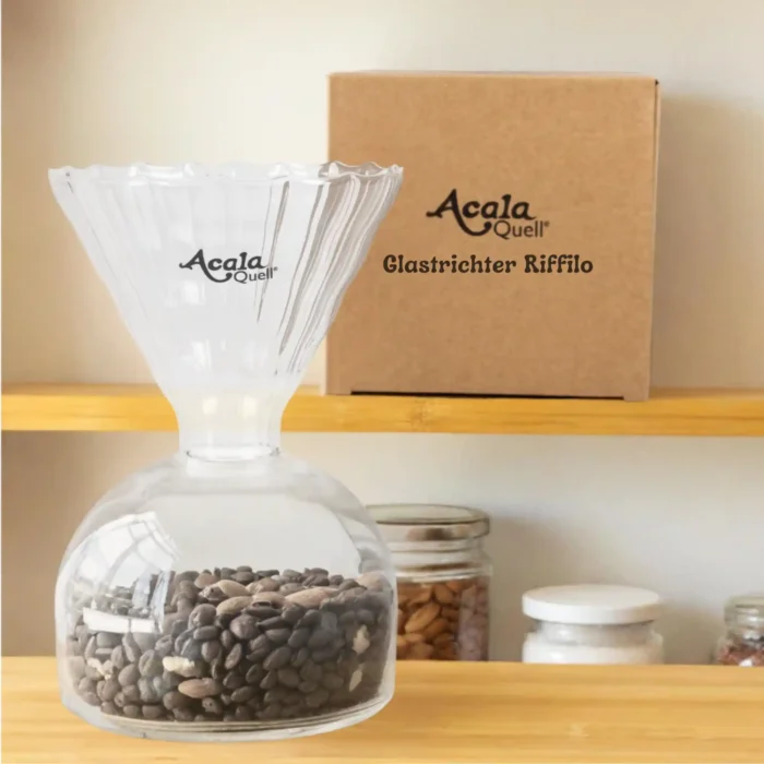 Riffilo Glas-Trichter aus Borosilikatglas