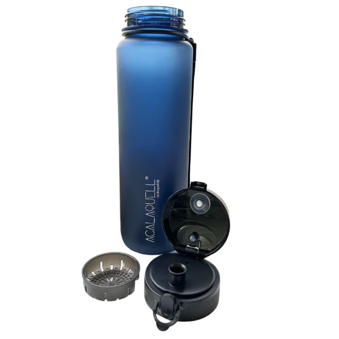 AcalaQuell TravelGo 1,0 L Tritan Trinkflasche mit Fruchtsieb – Ansicht 4