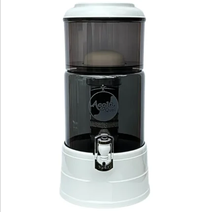 AcalaQuell Mini Wasserfilter Anthrazit / Weiß