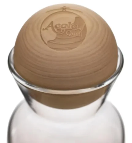 Acala Glas-Karaffe Lisa 1 Liter – wahlweise mit Zirbenholz-Kugel