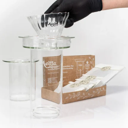 Riffilo Glas-Trichter aus Borosilikatglas