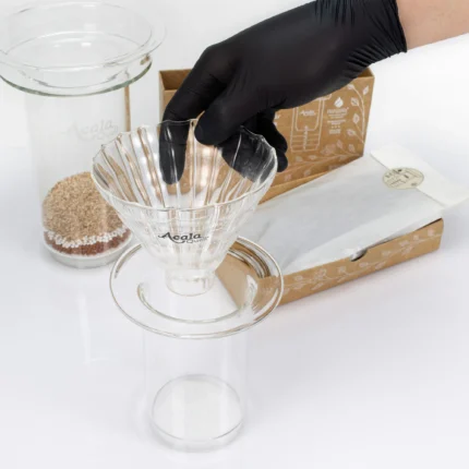 Riffilo Glas-Trichter aus Borosilikatglas