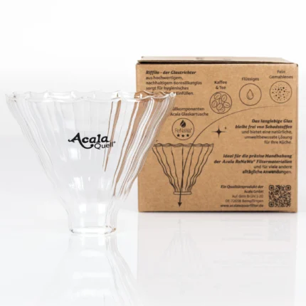 Riffilo Glas-Trichter aus Borosilikatglas