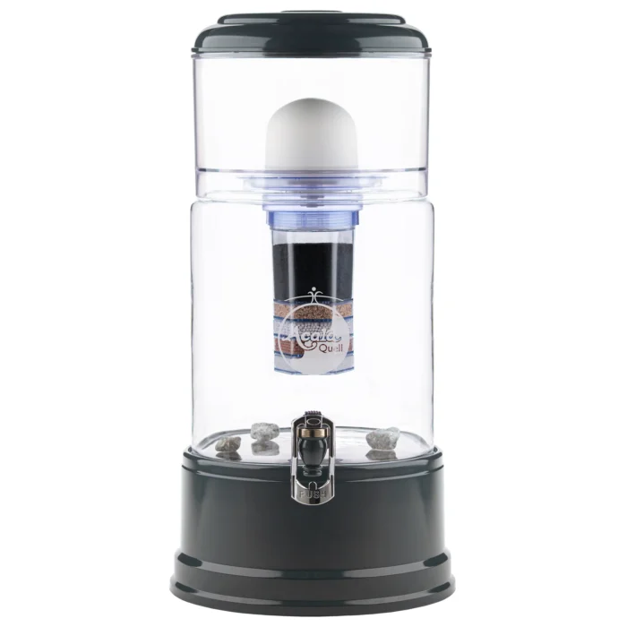 AcalaQuell Grande Wasserfilter Kristallklar / Anthrazit