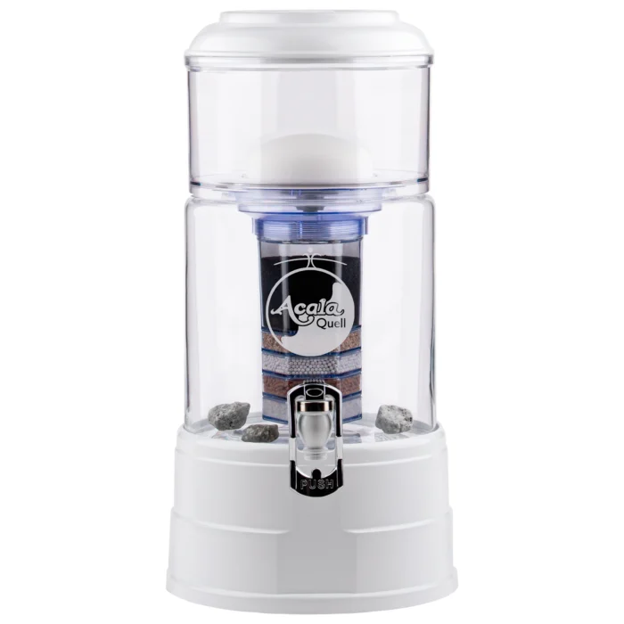 AcalaQuell Mini Wasserfilter Kristallklar / Weiß