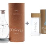 MAYU Hydration Explorer Set Greystone – Swirl Karaffe mit 0,5 l Glasflasche