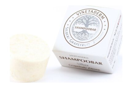 Shampoobar mini Silber mit Verpackung, Duft Grapefruit-Zitrone