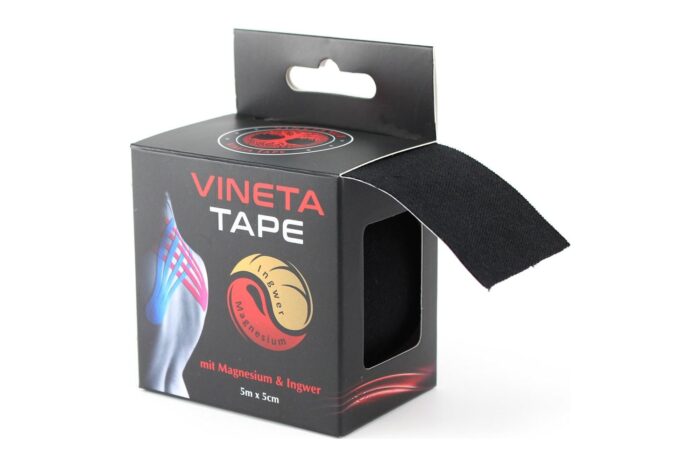 VINETATAPE schwarz in der Verpackung