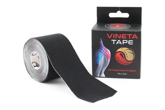 VINETATAPE schwarz – ausgerollte Tape-Rolle